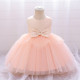 2-6Y Toddler Girls Irregular Mesh Princess Dress With Bow Knot  Girls Clothes  