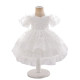 3-7Y Toddler Girls Birthday Party Evening Dress Puff Sleeve Mesh Tail  Girls Clothes  