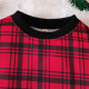 4-9Y Kids Girls Plaid Christmas Dress  Kids Clothes  