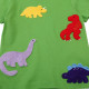 18M-7Y Toddler Boys Dinosaur Shorts Sleeve T-Shirts  Boys Clothes  