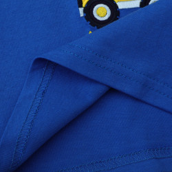 18M-7Y Toddler Boys Excavator Print Shorts Sleeve T-Shirts  Boys Clothes  