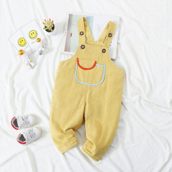  Kids Clothing Pockets Decor Overalls  