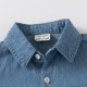 18M-6Y Toddler Boys Lapel Denim Short Sleeve Shirts  Boys Clothing  
