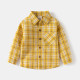 18M-6Y Toddler Boys Lapel Long Sleeve Plaid Shirts  Boys Clothing  