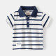 18M-6Y Toddler Boys Lapel Short Sleeve Striped Polo Shirts  Boys Clothing  
