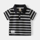 18M-6Y Toddler Boys Lapel Short Sleeve Striped Polo Shirts  Boys Clothing  