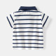 18M-6Y Toddler Boys Lapel Short Sleeve Striped Polo Shirts  Boys Clothing  
