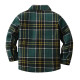 12M-6Y Toddler Boys Green Plaid Long Sleeve Shirts  Boys Clothing  