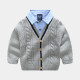 18M-6Y Toddler Boys Fake Two Piece Shirt Collar Pullover Sweater  Boys Clothing  Boys