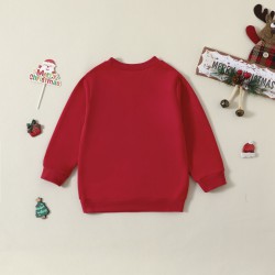 3-7Y Toddler Christmas Tree Letter Long Sleeve Sweatshirt  Toddler Boutique Clothing  
