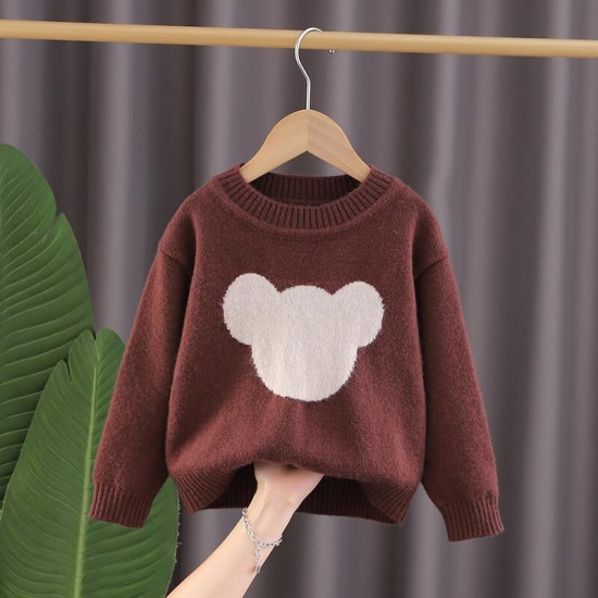 18M-6Y Toddler Boys And Girls Bear Knitted Sweater  Toddler Boutique Clothing  