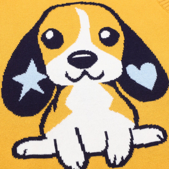 2-7Y Toddler Boys Dog Print Knitted Sweaters Vest  Boys Boutique Clothing  