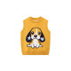 2-7Y Toddler Boys Dog Print Knitted Sweaters Vest  Boys Boutique Clothing  