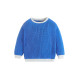 12M-5Y Toddler Contrast Sweater Crewneck Knitted Top Sweater  Toddler Boutique Clothing  