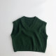 9M-6Y Toddler Solid Color Knitted Vest Sweater  Toddler Boutique Clothing  