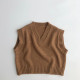 9M-6Y Toddler Solid Color Knitted Vest Sweater  Toddler Boutique Clothing  