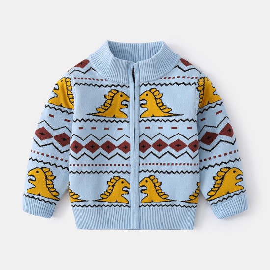 Dinosaur  Cardigan Toddler Boy  