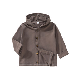 9M-4Y Toddler Boys Single Breasted Hooded Jacket  Boys Boutique Clothing  