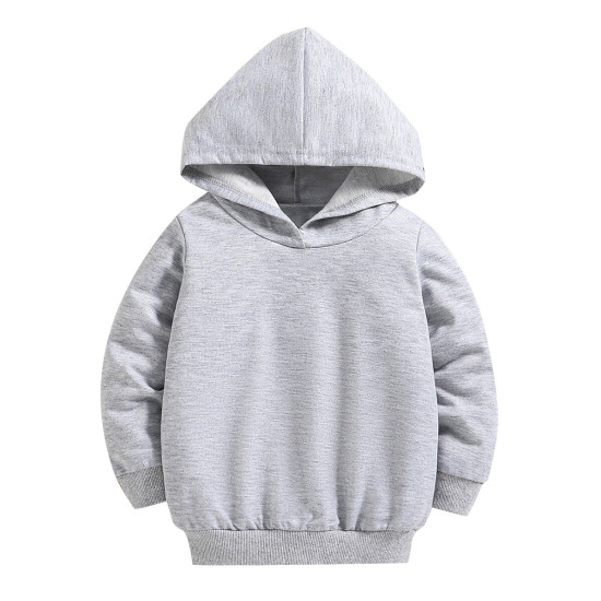 18M-6Y Toddler Solid Color Long Sleeve Hoodie  Toddler Boutique Clothing  