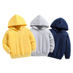 18M-6Y Toddler Solid Color Long Sleeve Hoodie  Toddler Boutique Clothing  