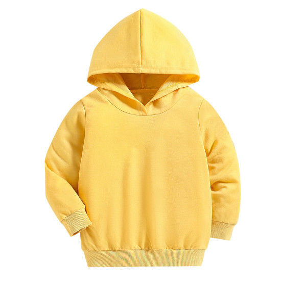 18M-6Y Toddler Solid Color Long Sleeve Hoodie  Toddler Boutique Clothing  