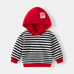 18M-6Y Toddler Boys Striped Hoodies  Toddler Boy Clothes  