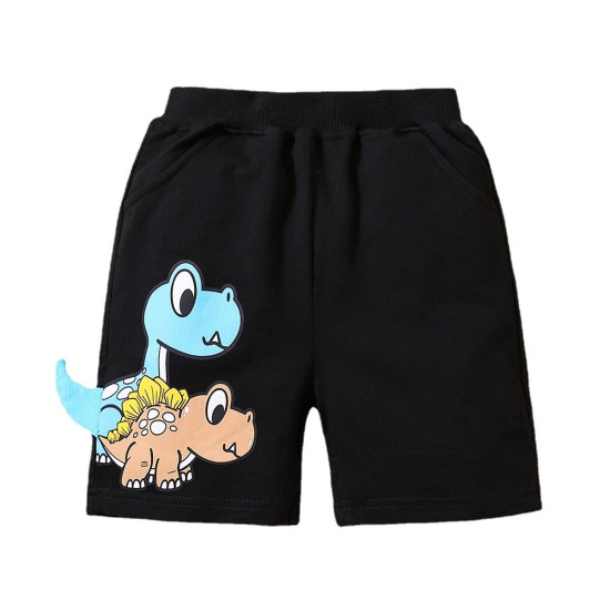 2-7Y Toddler Boys Summer Dinosaur Cartoon Print Shorts  Boys Clothing  