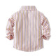 9M-4Y Toddler Boys Striped Long Sleeve Shirt Suit Pants Gentleman Suit  Boys Clothing  