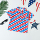 9M-4Y Toddler Boys Independence Day Star Print Lapel Collar Polo Shirt  Boys Clothing  
