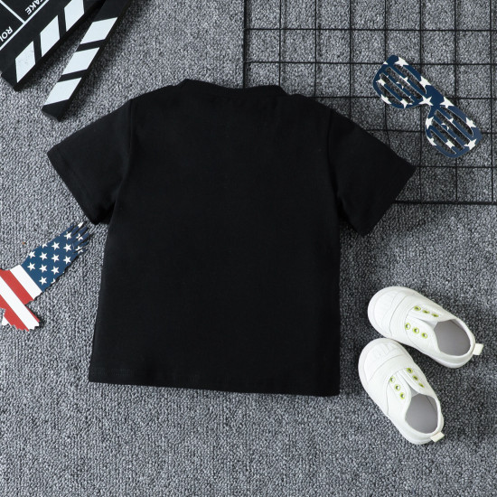 18M-6Y Toddler Independence Day Flag Print T-Shirt  Toddler Boutique Clothing  
