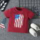 18M-6Y Toddler Independence Day Flag Print T-Shirt  Toddler Boutique Clothing  