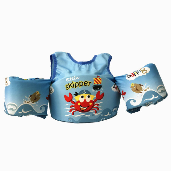2-6Y Life Jackets For Kids Cute Cartoon Style  Kids Swim Vest  Ring Swimming Accessory  