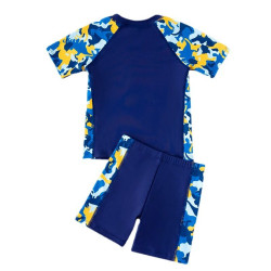 3-10Y Kids Boy Swimwear & Beachwear Camouflage Quick-Drying Split  Clothing Kidswear  