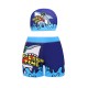 3-9Y Kid Boys Cartoon Animal Diving Swim Shorts And Hats  Clothing Kidswear  