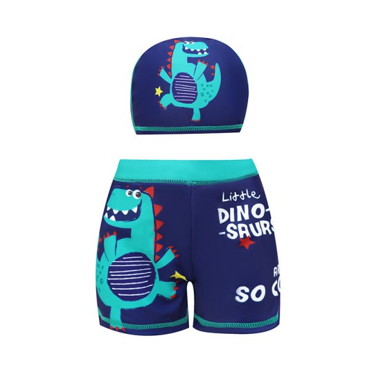 3-9Y Kid Boys Cartoon Animal Diving Swim Shorts And Hats  Clothing Kidswear  