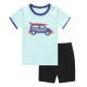 18M-6Y Toddler Boys Summer Short-Sleeved Sets Cartoon Car Boat Home Clothes  Boys Clothes  