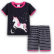 18M-6Y Toddler Girls Summer Short Sleeve Sets Cartoon Cute Animal Homewear  Girls Clothes  