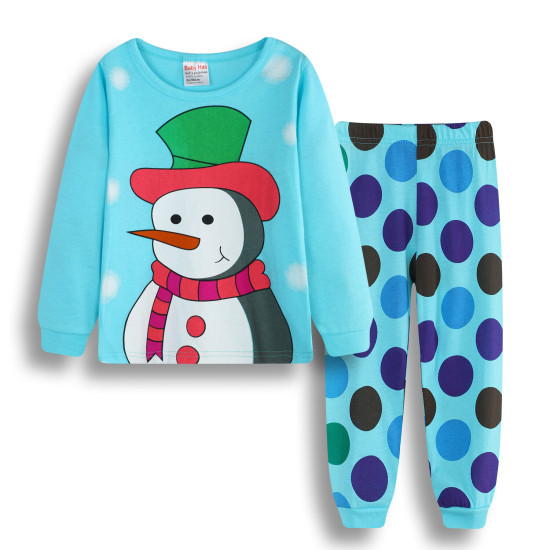18M-6Y Toddler Unisex Pajamas Sets Christmas Costume Deer Snowman  Toddler Boutique Clothing  