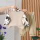 12M-5Y Toddler Boys Animal Print Shirts Sweater Vest Three-Piece Set  Boys Clothing  